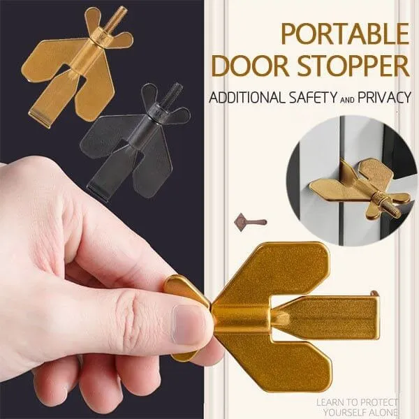 🔥Hot Sale  Portable Travel Safety Door Stopper（Send storage bag）